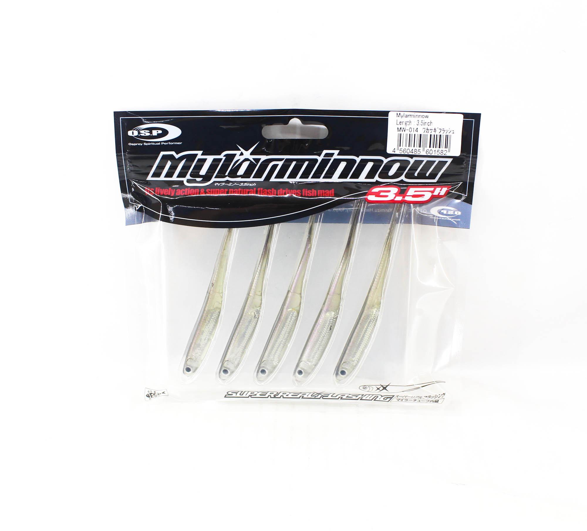 

Мягкая приманка OSP Mylar Minnow 3,5 дюйма MW-014 (1582 г.)