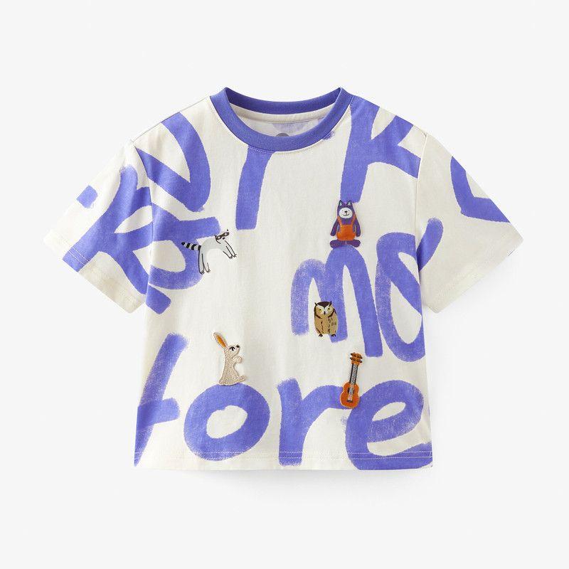 Mqd Children's Clothing Original Boys' Short-Sleeved T-Shirt Summer New Style Summer Clothing Kidsren's Short-Sleeved Tops Baby Bottoming Shirt