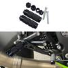 Aluminum Motorcycle Footpegs Rearset Foot Rest Peg Pedal with Nonslip Surfaces & Comfortable Grip for Enhanced Stability