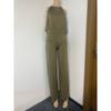 Streetwear-Jumpsuit für Damen mit Patchwork-Design und High-Waist-Passform
