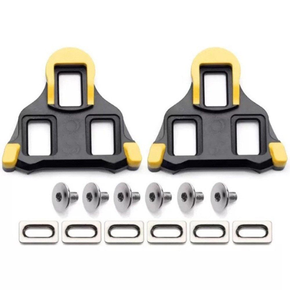 0/2/6 Degrees Cycling Shoes Cleat Pedals Plate Clip Bicycle Pedal Cleats  Cycling Shoes