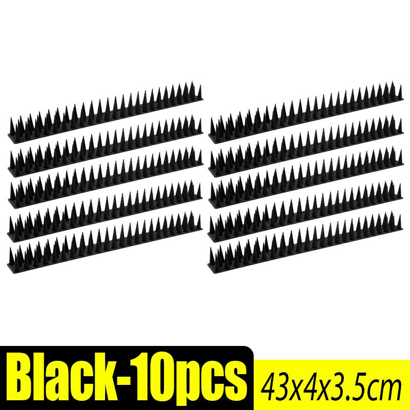 1-10pcs Outdoor Birds Pigeon Cats Spike Bendable Bird Repellent Spikes Deterrents for Garden Window Fences Roof Balcony Railing