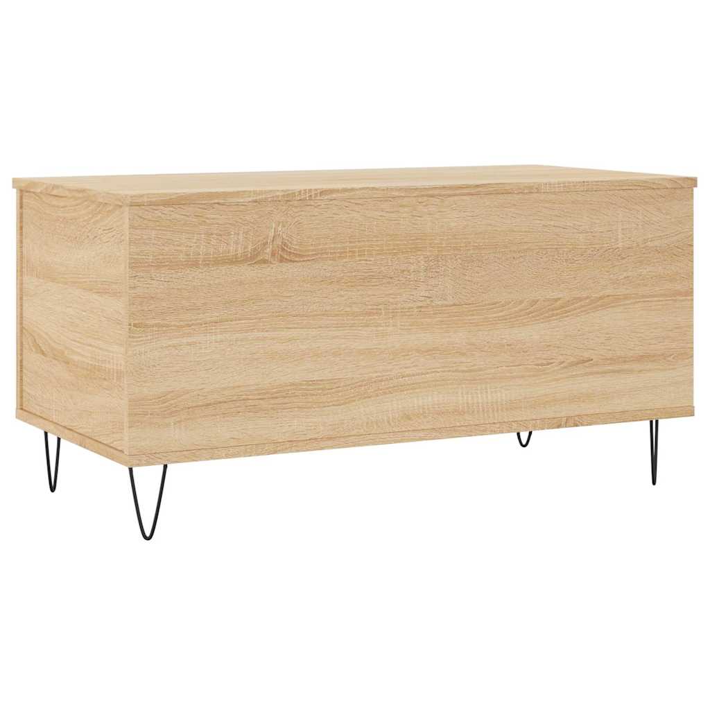 Coffee Table Sonoma Oak 90x44.5x45 Cm Particleboard