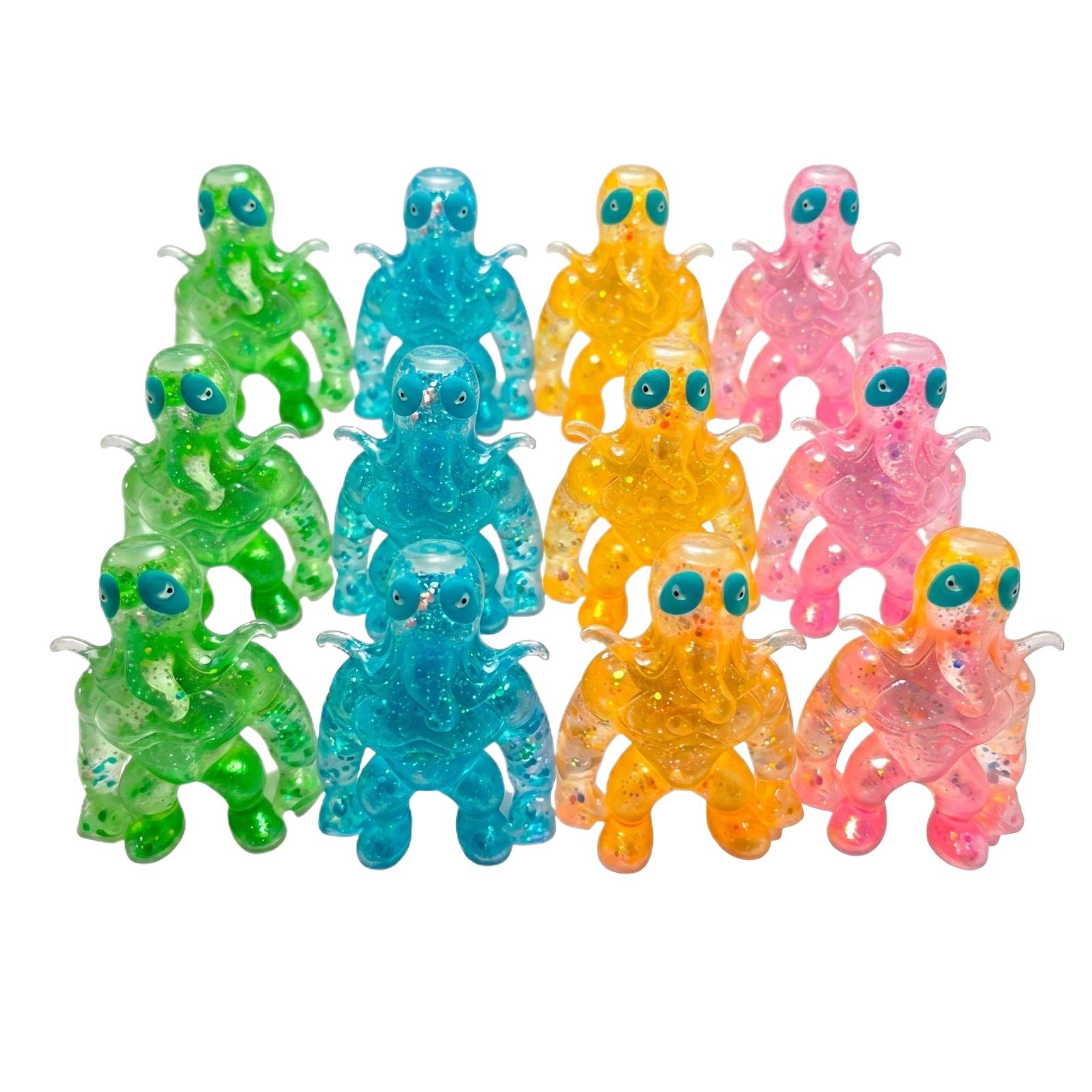 

Set of 12 Stretchy Shaped Toys for Sensory Play and Stress for Kids and Adults Party Favors Bulk Pack One Size