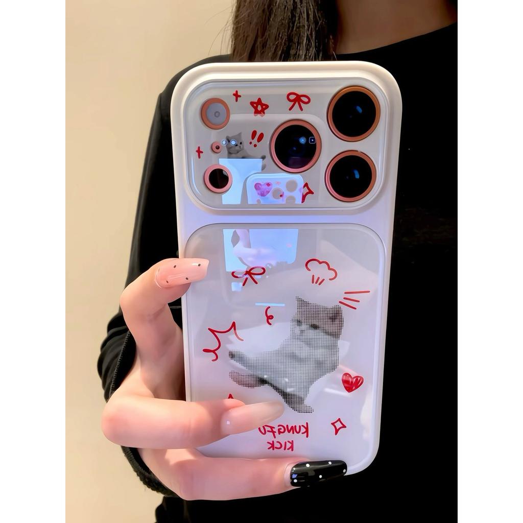 Cute Kung Fu Kitten Suitable for Apple 11Promax Mobile Phone Case iPhone11 Blu-ray Acrylic 11 Women's 11 Sets