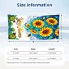 Floral Garden Theme Beach Towel Personalized Custom Name & Text Soft Quick Dry Beach Towel for Swimming Travel