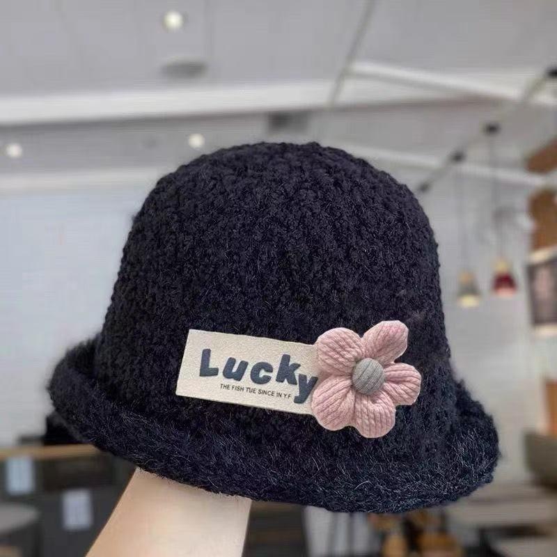 Knitted Baby Hat With Embroidered Bear Ears Warm Winter Beanie Toddlers Unisex Infant Cap