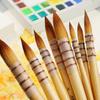 Korean ArtSecret Academy Grade Red Wood Handle Nylon Watercolor Brush 15RT