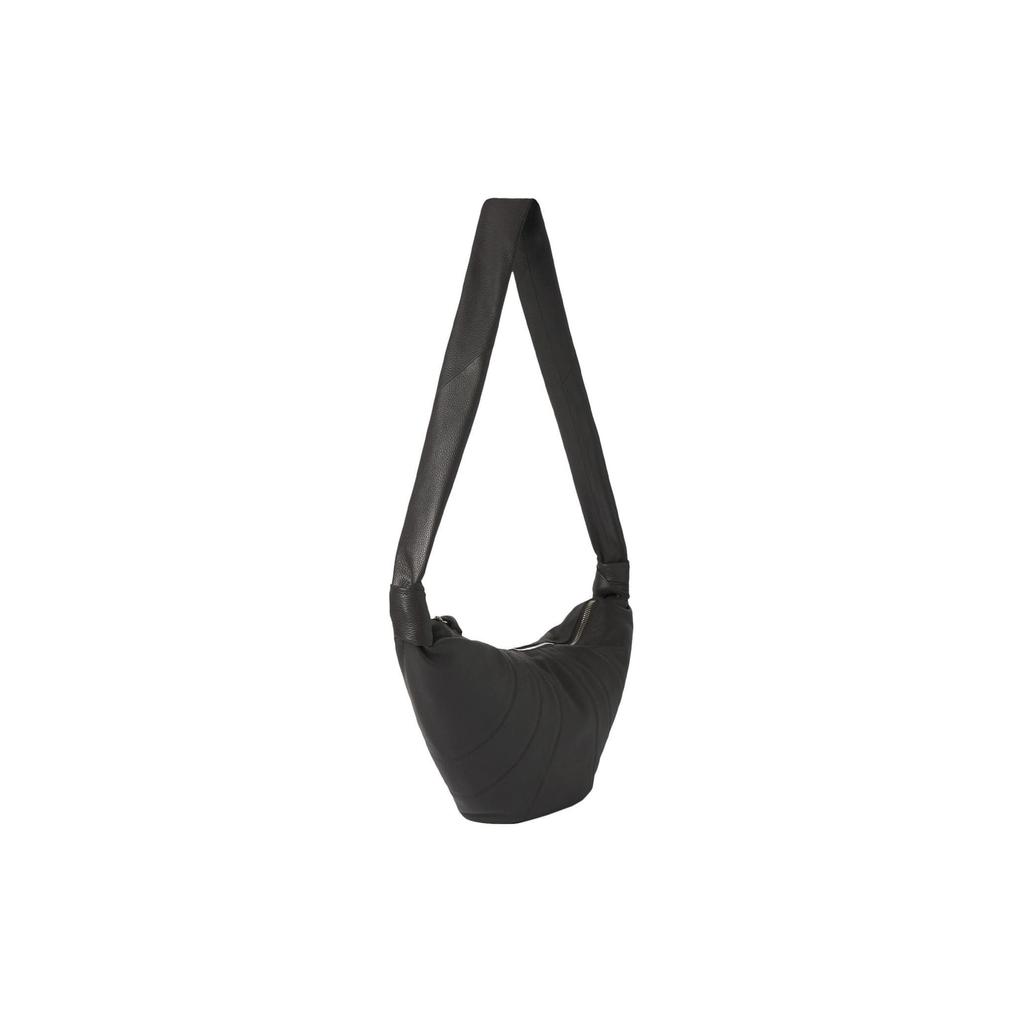 Lemaire Croissant Calfskin Croissant Bag Shoulder Bag Medium Women's Black BG0001-LL0018-999