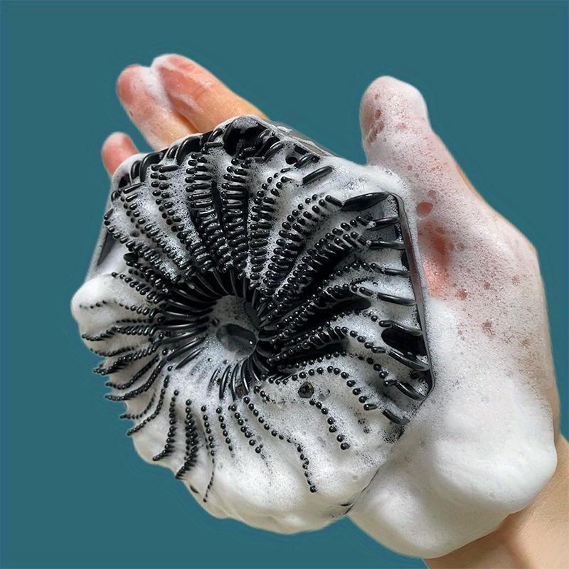 1 ks Měkký silikonový exfoliační kartáč Čisticí prostředek Manuální mycí houba na tělo Sprchový Jemná masáž Koupelový kartáč Pro muže Ženu