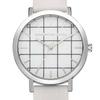 Christian Paul GRL-03 Men's Stainless Steel White Leather Band White Dial Watch