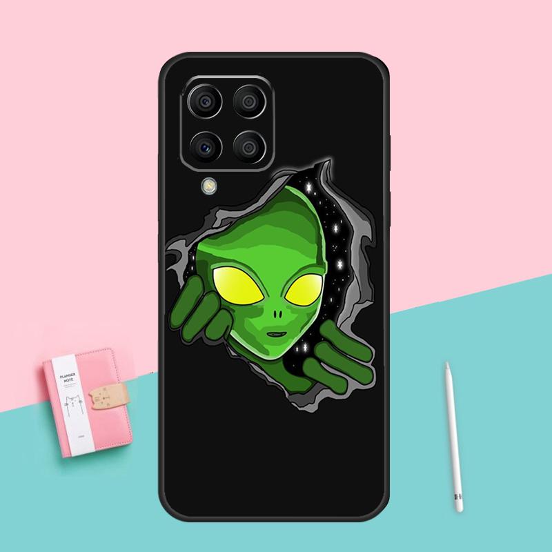 Alien Kawaii Art For Samsung Galaxy M12 M16 M34 M11 M35 M21 M06 M33 M13 M53 M31 M55 M15 M14 M54 M32 M52 Case