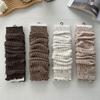 Autumn & Winter Slimming Wool Knee-High Baggy Leg Warmers In Maillard Colors - White JK Boot Covers