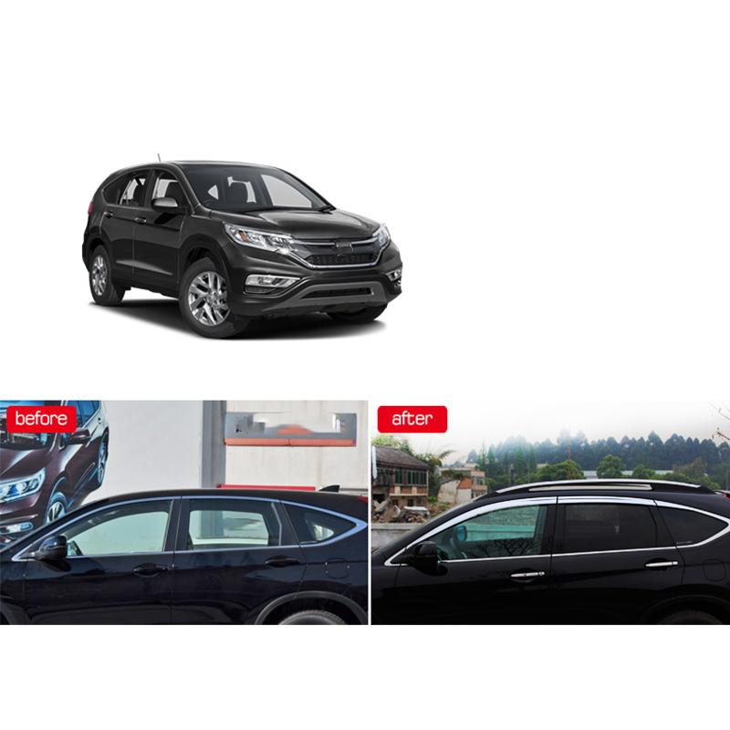 Car Accessories FIT FOR Honda CR-V CRV 2012-2016 ABS Chrome Waterproof Door Window Visor Vent Shades Sun Rain Guard