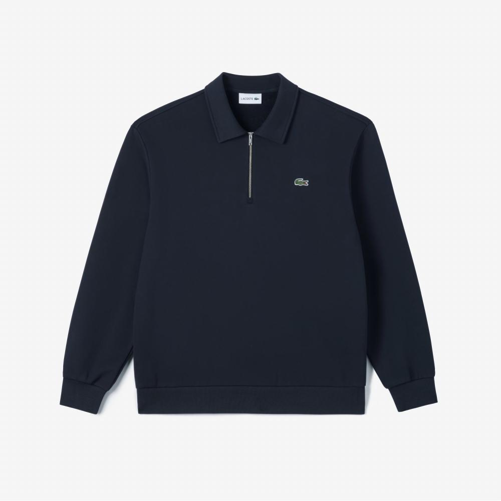 

LACOSTE Mens Half Zip Up Collar TShirt SH997E53N HDE