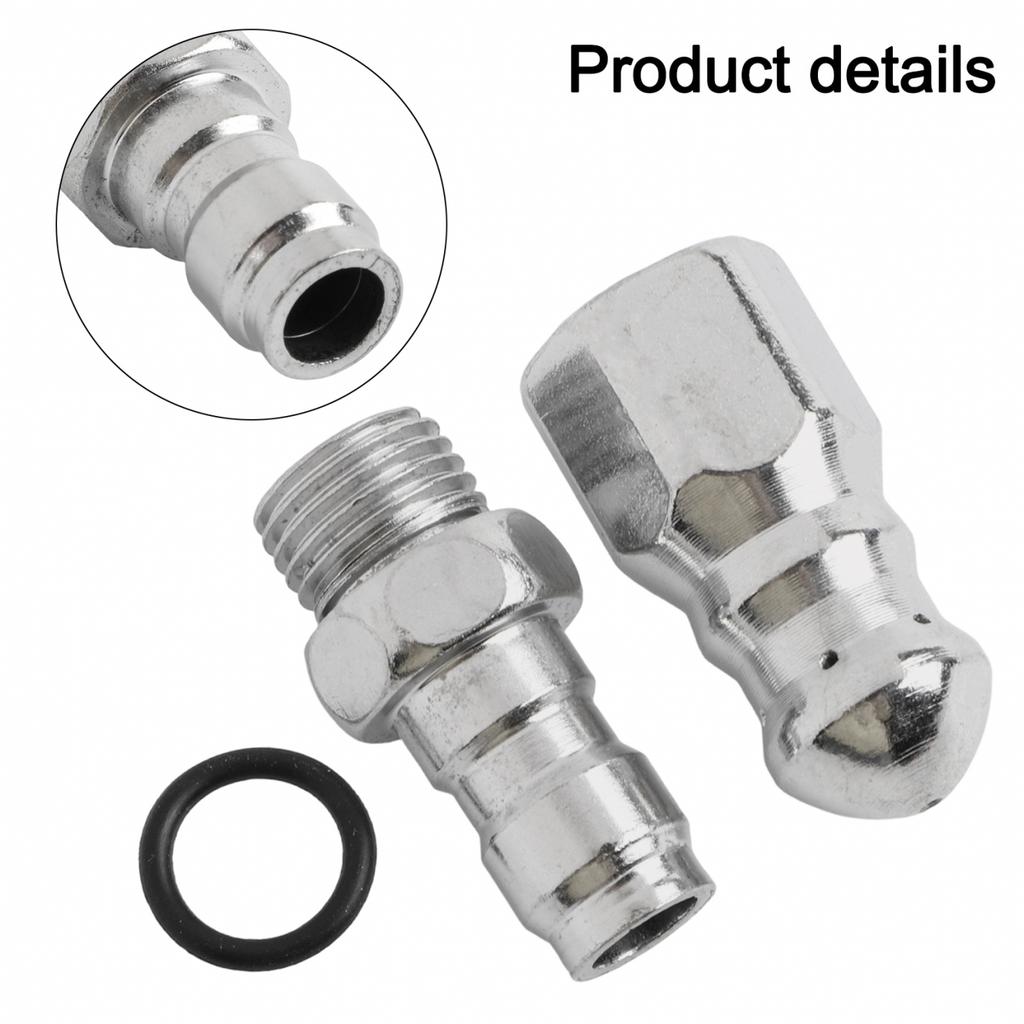 5000 PSI Sewer Jetter Nozzle for Pressure Washer Hose For 14 Inch Compatible