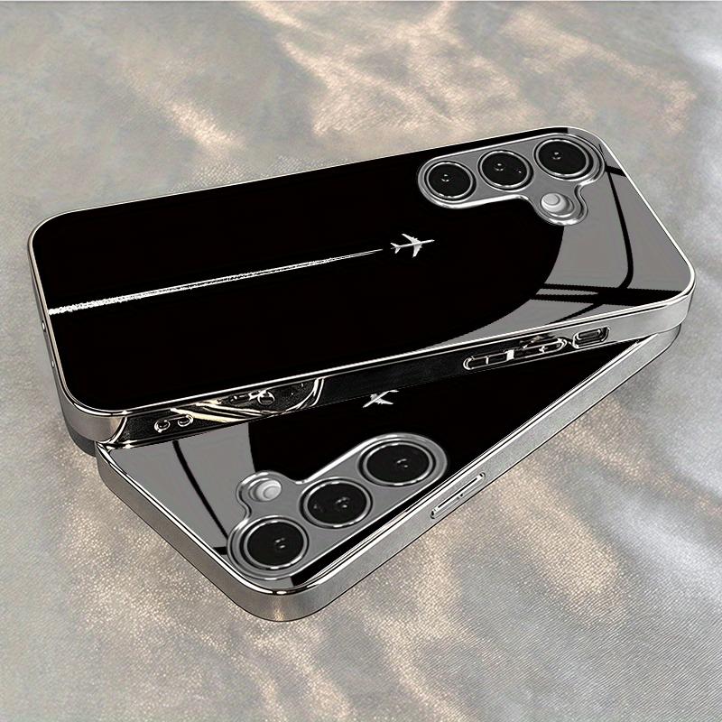 Aircraft tail glass phone case suitable for Samsung for galaxy S26 S25 S24 S23 S22 S20 FE Ultra Plus 5G anti fall back cover