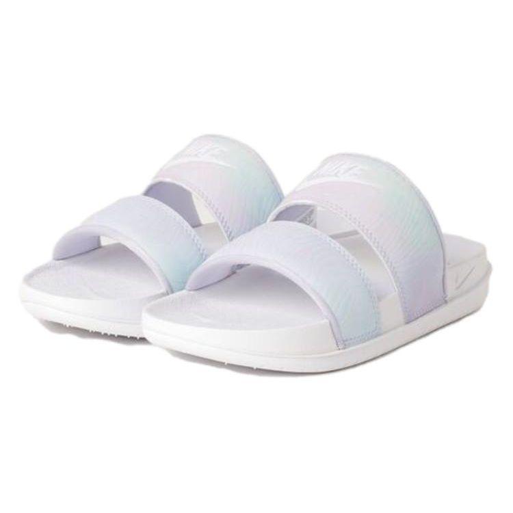 Nike Offcourt Duo Slide Casual Comfortable Non-Slip Durable Slide Sandals Women Sandals White Multicolor DM2340-500