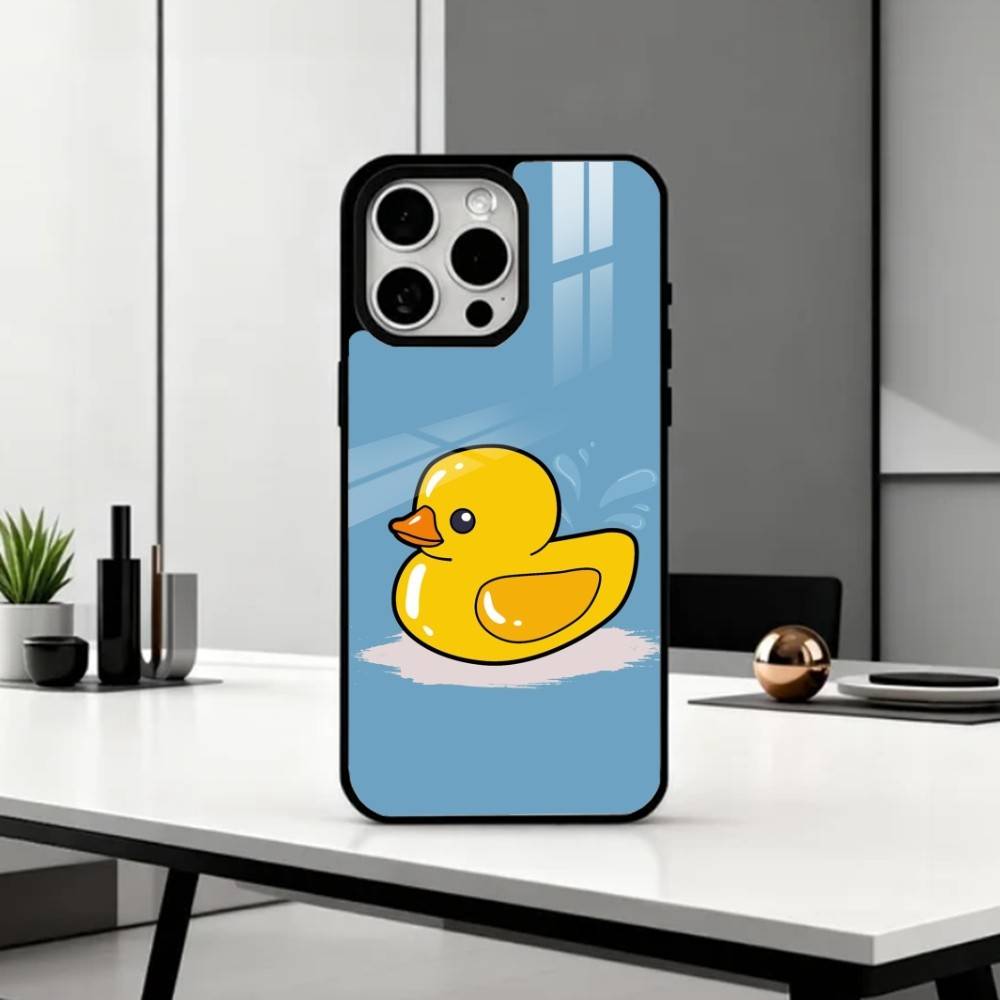Lovely Yellow D-Duck Phone Case For iPhone17,16,15,14,13,12,11 Plus,Pro Max Magnetic For Magsafe Wireless Charging