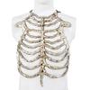 Frame Structure Hollow Skeleton Hollow Bone Costume Prop Funny Skeleton Frame  Cosplay Performance