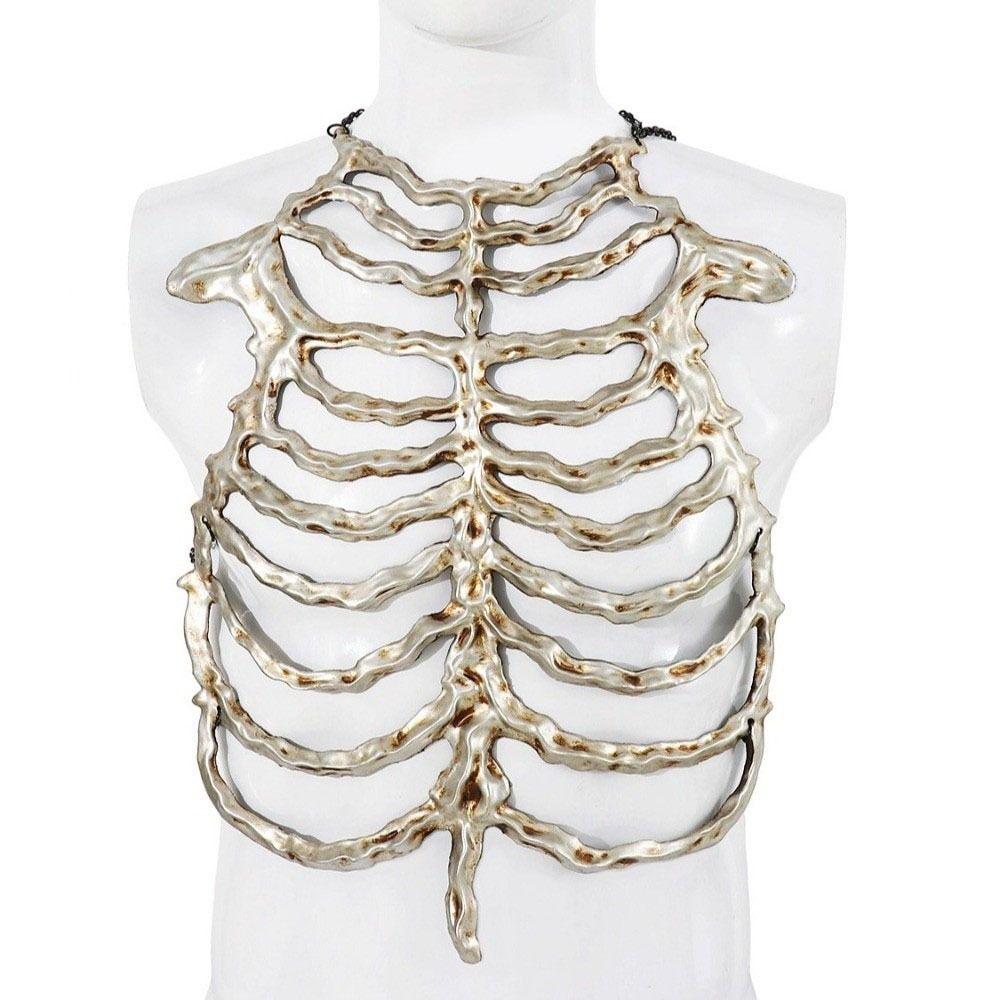 Frame Structure Hollow Skeleton Hollow Bone Costume Prop Funny Skeleton Frame  Cosplay Performance