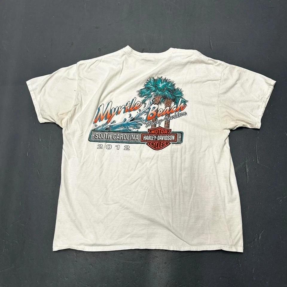 Vintage retro Harley Davidson Myrtle beach South Carolina Tshirt 3XL