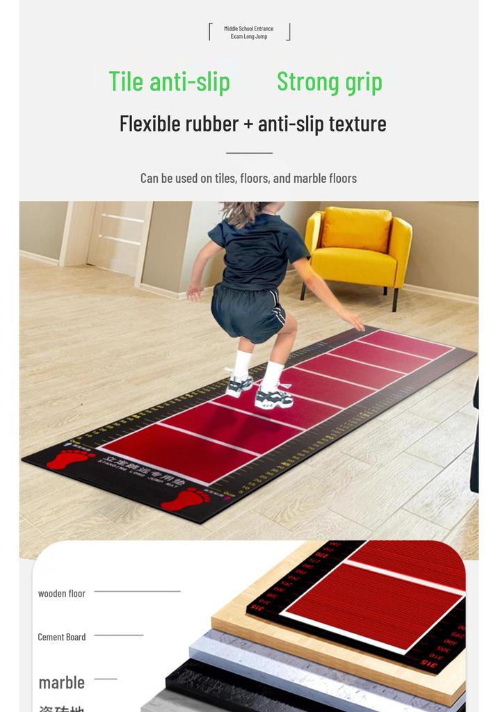 Middle School Long Jump Anti-Slip Training Mat with Shock Absorption