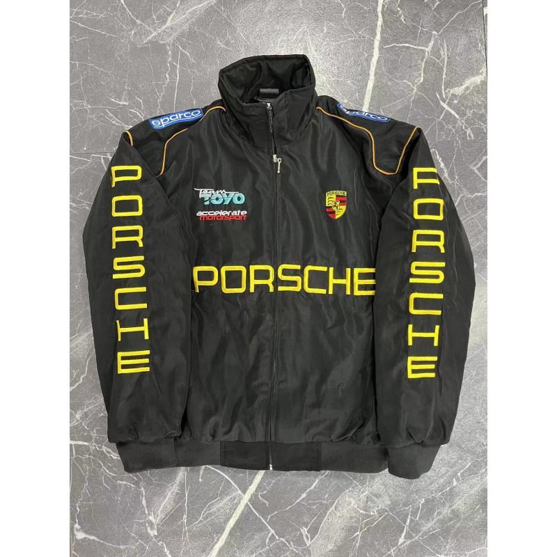 F1 Racing Embroidered Jacket Motorcycle Riding Long Sleeve Winter Loose Coat Unisex Women