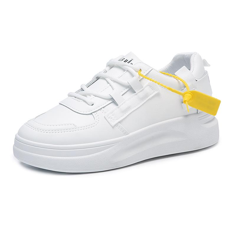 

Little white shoes platform shoes children 2025 new spring and autumn versatile student women s shoes campus style casual sports board shoes 35