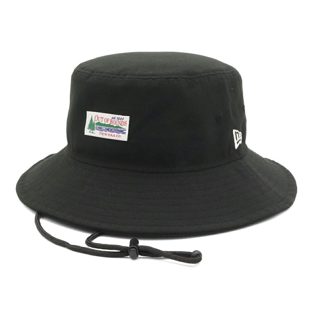 New Era Outdoor Adventure Hat Recycled Fiber Black SM OD ADVLT REPREVE PATCH BLK 14392206 NER36O7155