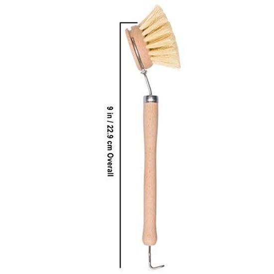 Redecker Handle Kitchen Brush / Plant Fiber Size S (Plant Bristles)