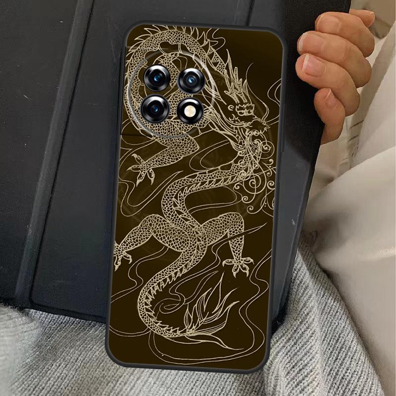 

Chinese Dragon Case For OnePlus 15 13 12 11 13R 13T 10T 10R 12R OnePlus Nord 5 CE 2 3 4 Lite N20 N30 Cover OnePlus Nord 3