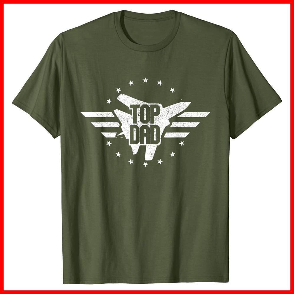 Mens Father s Day Christmas Birthday for Top Dad Olive Cotton T-Shirt Unisex T-Shirt XL