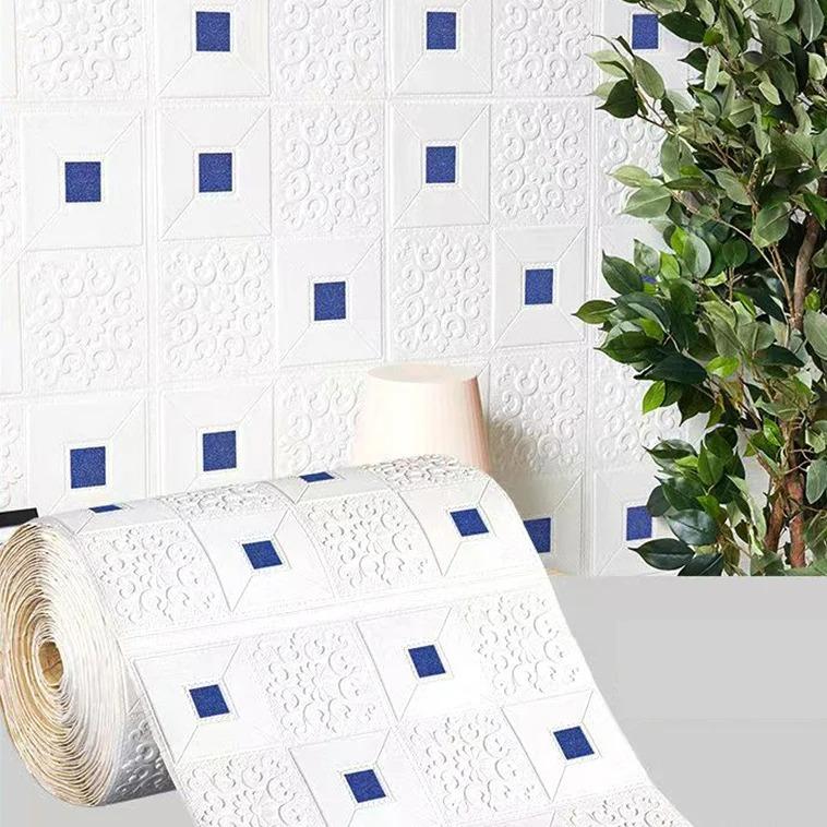 Decorative waterproof and moisture-proof 3D brick patterned wall panel wallpaper DIY living room bedroom kitchen background wall