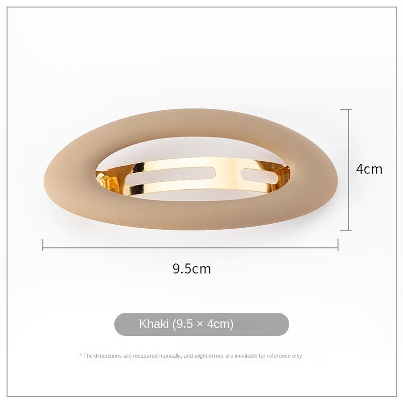 Fashion Matte Snap Hair Clip for Women Hairpin Hairclips Hair Barrette Korean Simple Ponytail Holder Hairgrips Hair Accessories