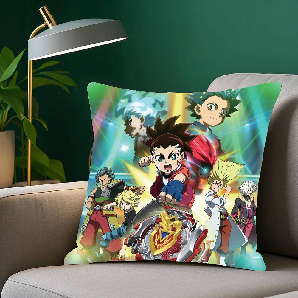 Anime B-Beyblade X Kissenbezug Heimdeko Überwurf für Sofa Bett Auto Zimmerdeko Geschenkidee