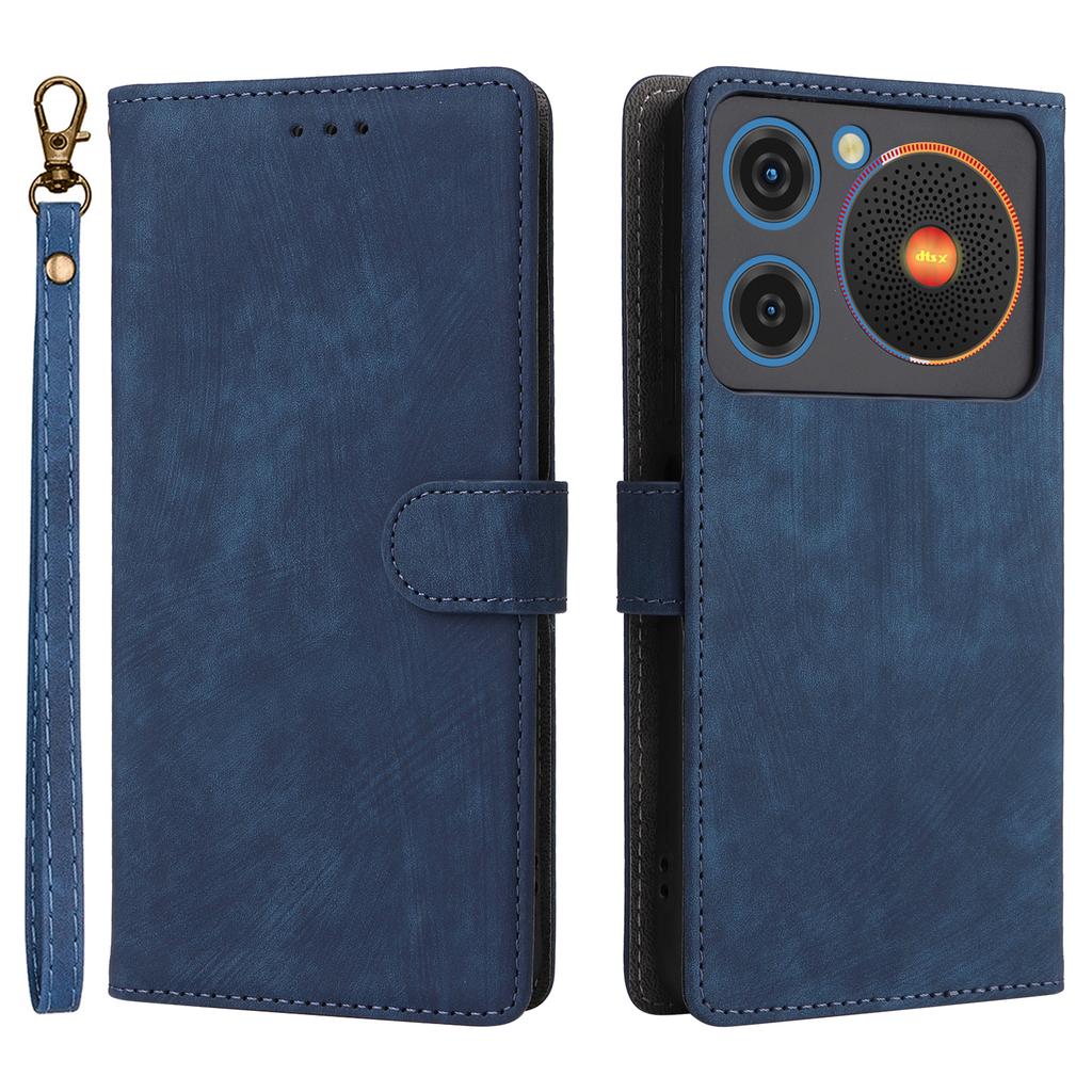 For ZTE Nubia Music Wallet Case RFID Blocking PU Leather Cover Stand View