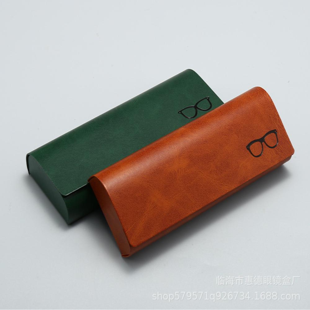 Optical Eyewear Holder Synthetic Travel Glasses Case Sunglasses Storage Box Spacious Leather Glasses Case For Promotional Item