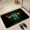 M Murder Drones Floor Mat Eco  Flannel Doormat Non Slip Odorless Indoor Floor Rug Soft Short Plush Home Mat