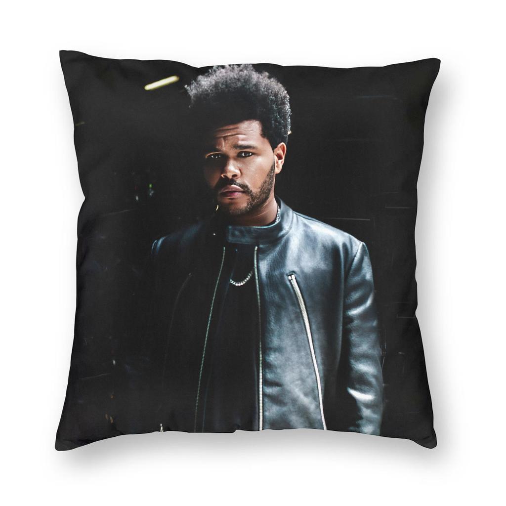 The Weeknd Pop Singer Pillowcase Printed Fabric Cushion Cover Decor Pillow Case Cover Home Square 18''