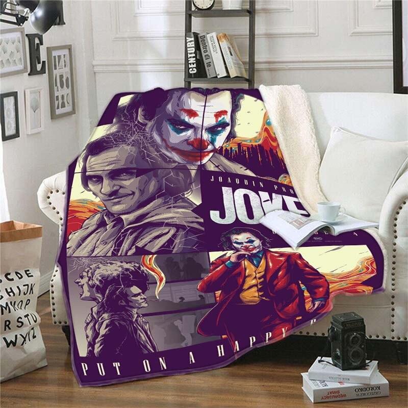 Blanket Sofa Bed Blanket Super Soft Warm The Crow The Joker 3D Print Blanket Cover Fleece Throw Blanket