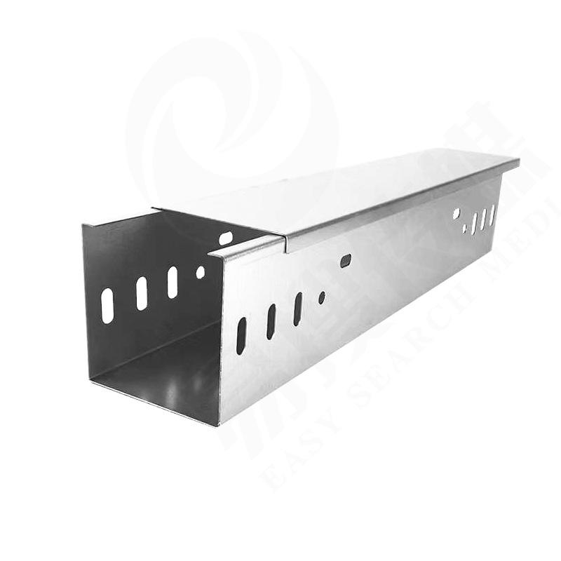 Pulverbeschichtete feuerfeste Kabelrinne: Verzinkter 304er Stahl & Aluminiumlegierung Perforierter Kanaltyp