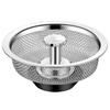 Universal Kitchen Sink Drain Cover 1-5pcs Stainless Steel Filter Mesh Odor Proof Strainer Garbage Catcher for Sink Pipe