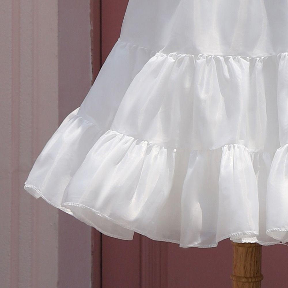 White Underskirt Crinoline JK Crinoline Skirt Fashion Ball Gown Petticoats