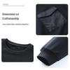 Plus Size Fleece-Lined Casual Loose Sweatshirt with Pockets - Slimming Long Sleeve Top for Middle-Aged Women