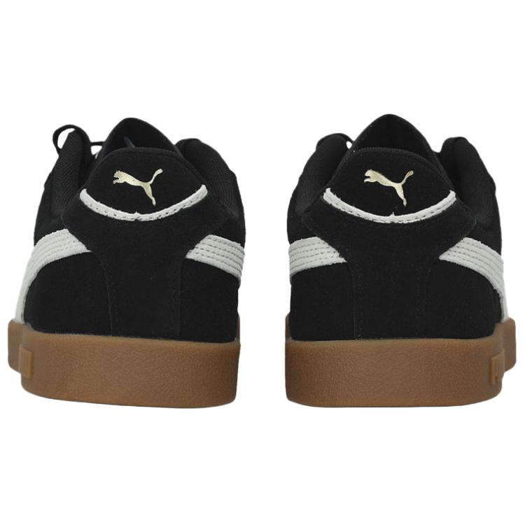 Puma Club II Era Suede Zapatillas Versátiles Cómodas de Caña Baja Zapatillas Unisex Negro Marrón 400717-01