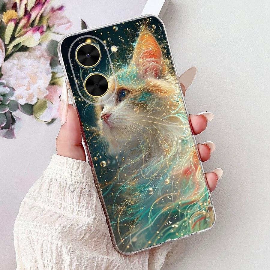 Phone Case for Xiaomi Poco C71 2025 Luxury Painted Back Cover TPU Capa Soft Silicone Fundas for Xiaomi PocoC71 Proective Case