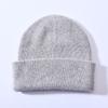 Jxwatcher Merino Wool Skull Luxury Wool Knitted Beanie Winter Bennie Caps Women Soft 100% Pure Wool Beanie Hats with Custom logo