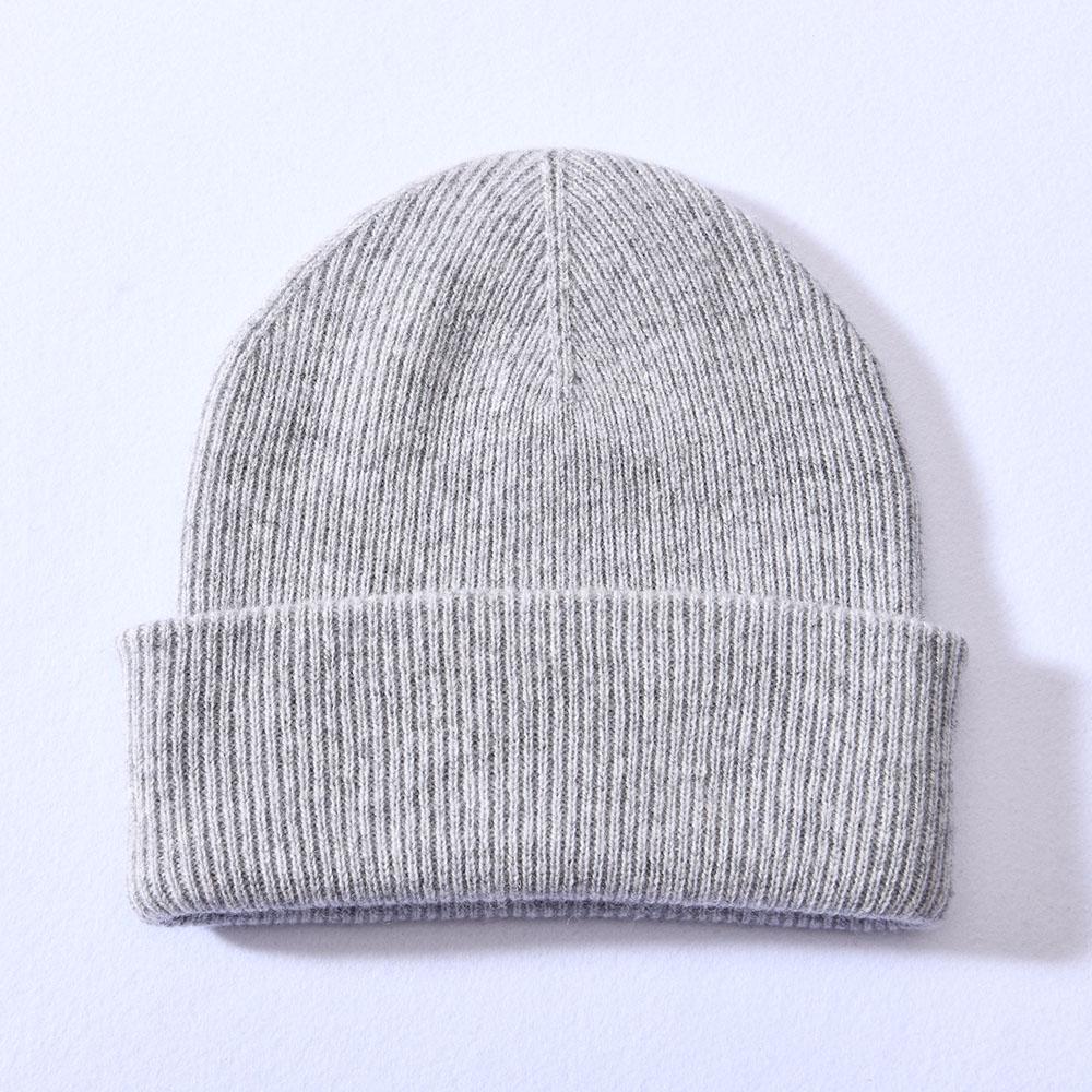 Jxwatcher Merino Wool Skull Luxury Wool Knitted Beanie Winter Bennie Caps Women Soft 100% Pure Wool Beanie Hats with Custom logo