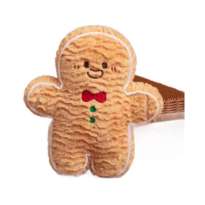 Christmas Decorations Gingerbread Man Christmas Tree Wreath Plush Toy Doll Christmas Tree Decoration Pendant